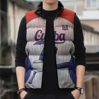 Cuba Baseball Custom Sleeveless Puffer Jacket 2026 Go Champions White Version - Wonder Print Shop