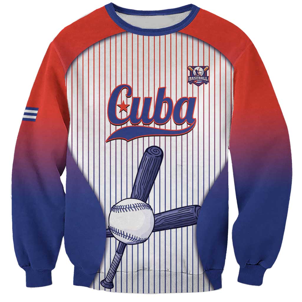 Cuba Baseball Custom Sweatshirt 2026 Go Champions White Version - Wonder Print Shop