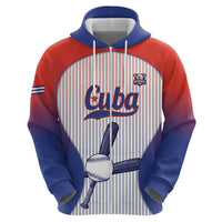 Cuba Baseball Custom Zip Hoodie 2026 Go Champions White Version - Wonder Print Shop