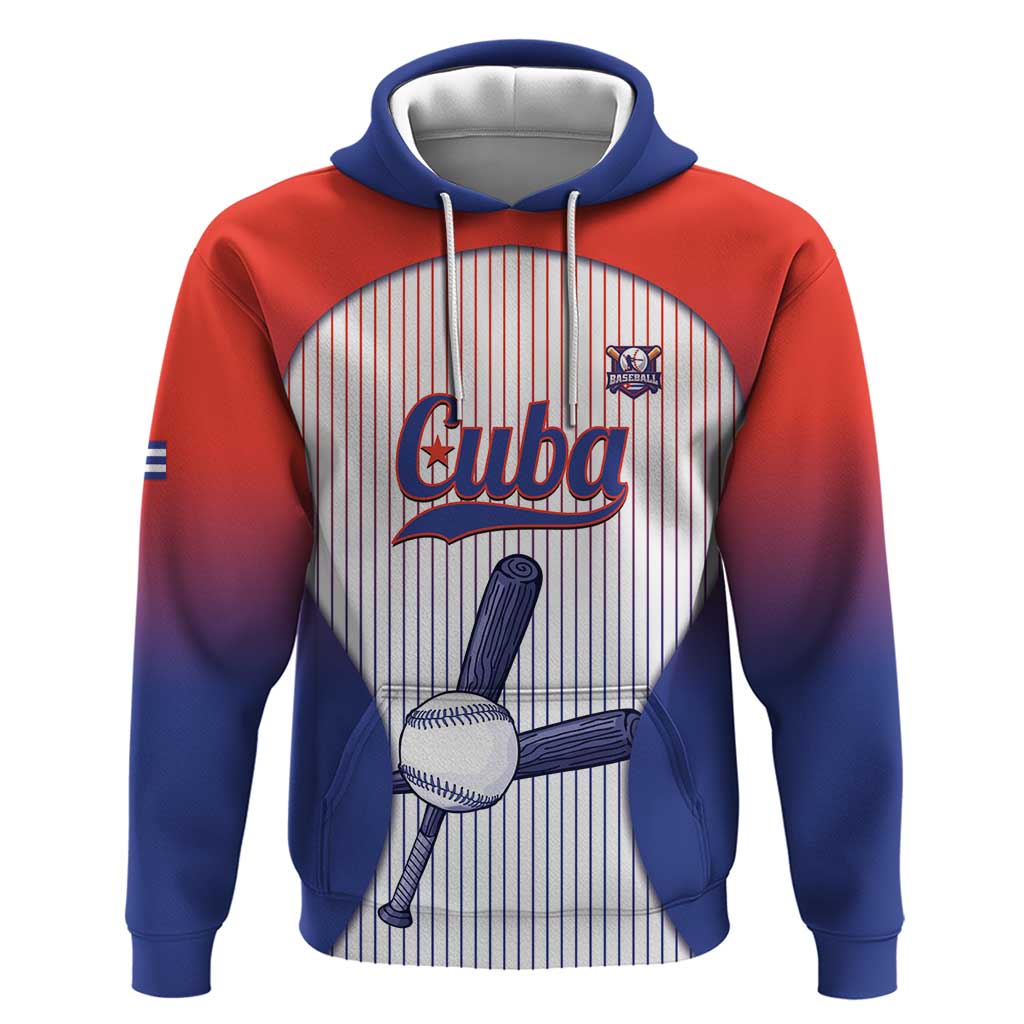 Cuba Baseball Custom Zip Hoodie 2026 Go Champions White Version - Wonder Print Shop