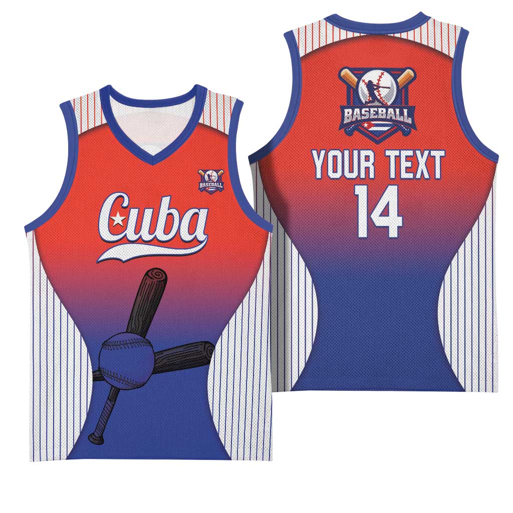 Cuba Baseball Custom Basketball Jersey 2026 Go Champions Red Version - Wonder Print Shop