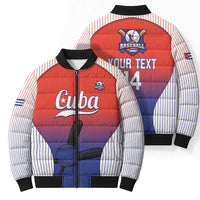 Cuba Baseball Custom Bomber Puffer Jacket 2026 Go Champions Red Version - Wonder Print Shop