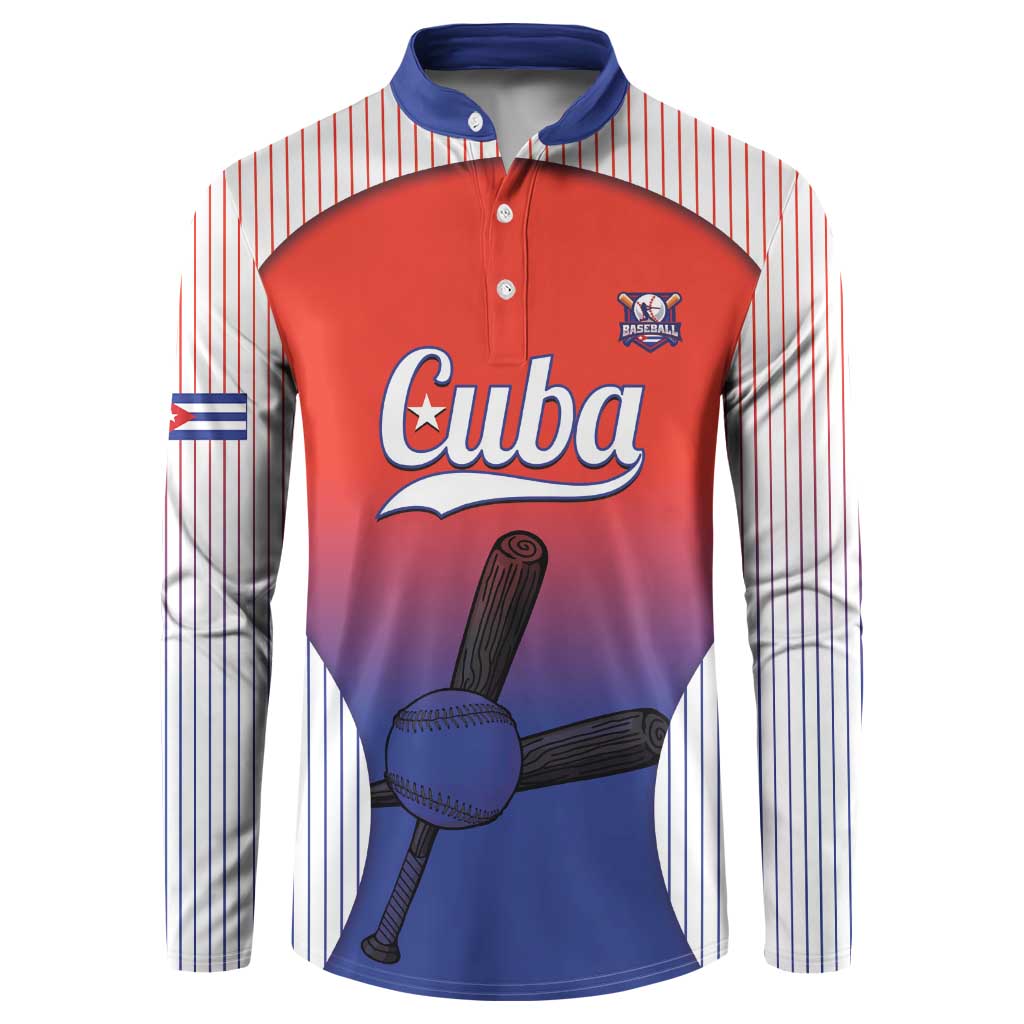 Cuba Baseball Custom Button Sweatshirt 2026 Go Champions Red Version - Wonder Print Shop