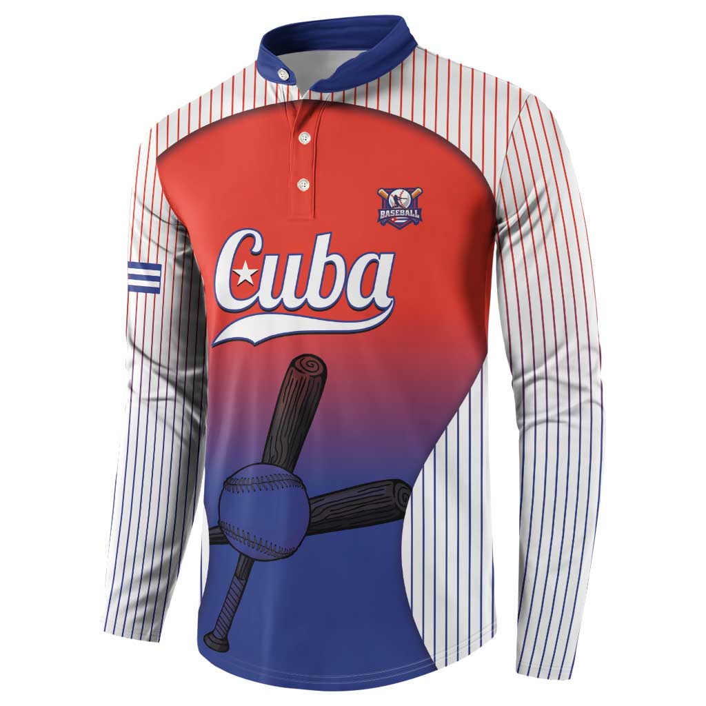 Cuba Baseball Custom Button Sweatshirt 2026 Go Champions Red Version - Wonder Print Shop