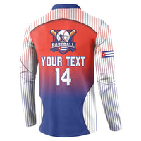 Cuba Baseball Custom Button Sweatshirt 2026 Go Champions Red Version - Wonder Print Shop