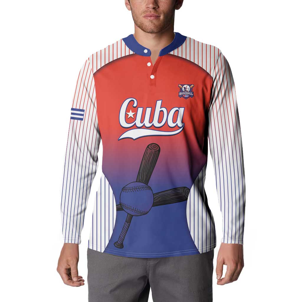 Cuba Baseball Custom Button Sweatshirt 2026 Go Champions Red Version - Wonder Print Shop