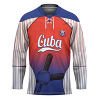 Cuba Baseball Custom Hockey Jersey 2026 Go Champions Red Version - Wonder Print Shop