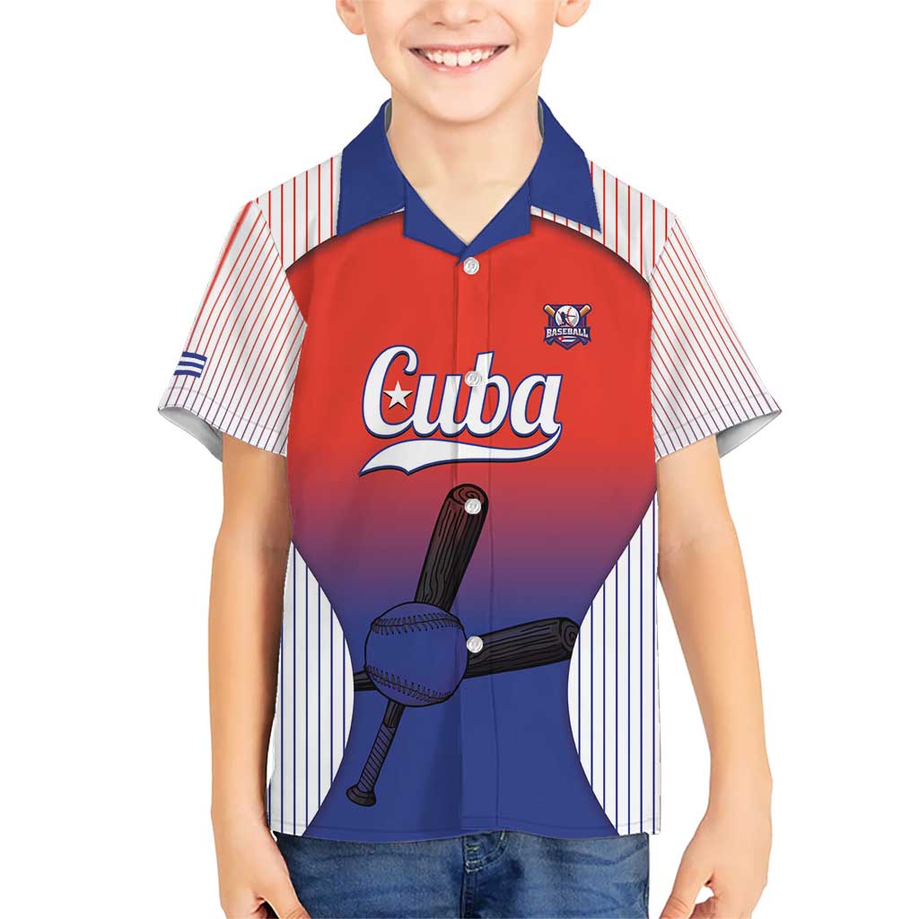 Cuba Baseball Custom Kid Hawaiian Shirt 2026 Go Champions Red Version - Wonder Print Shop