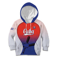 Cuba Baseball Custom Kid Hoodie 2026 Go Champions Red Version - Wonder Print Shop