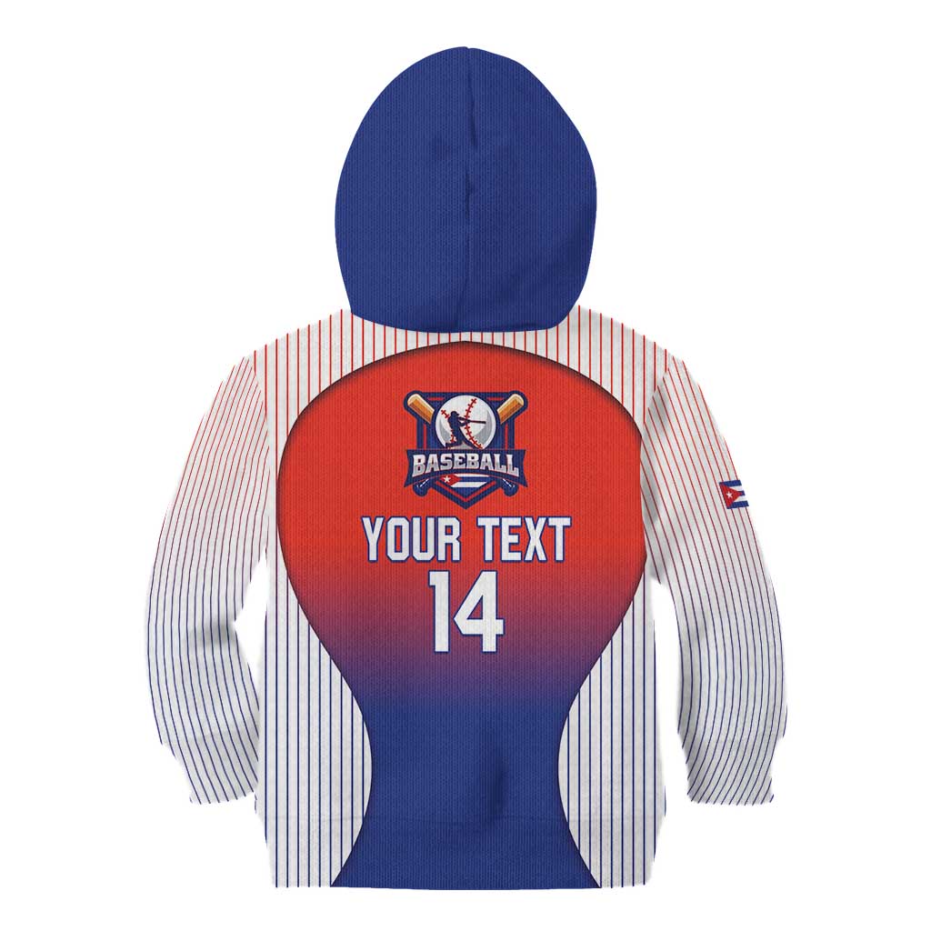 Cuba Baseball Custom Kid Hoodie 2026 Go Champions Red Version - Wonder Print Shop
