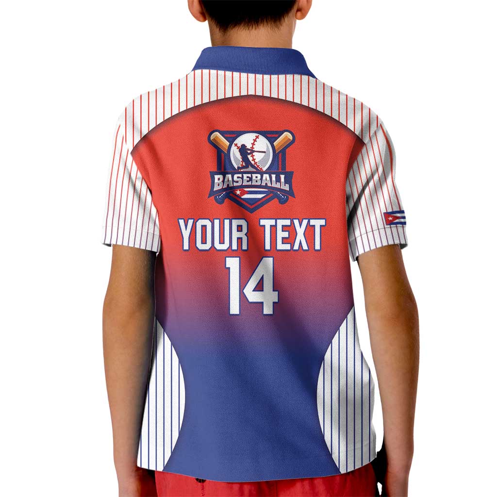 Cuba Baseball Custom Kid Polo Shirt 2026 Go Champions Red Version - Wonder Print Shop