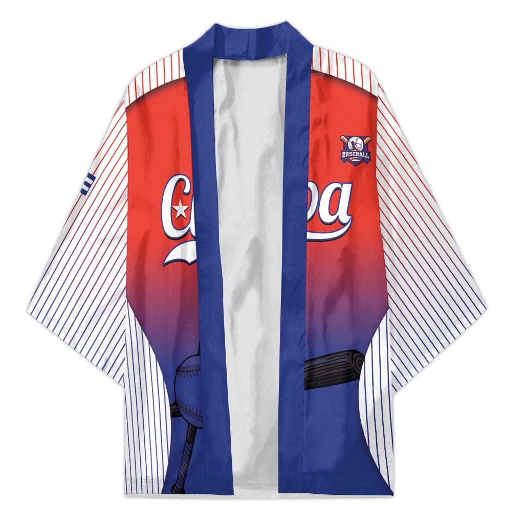 Cuba Baseball Custom Kimono 2026 Go Champions Red Version - Wonder Print Shop