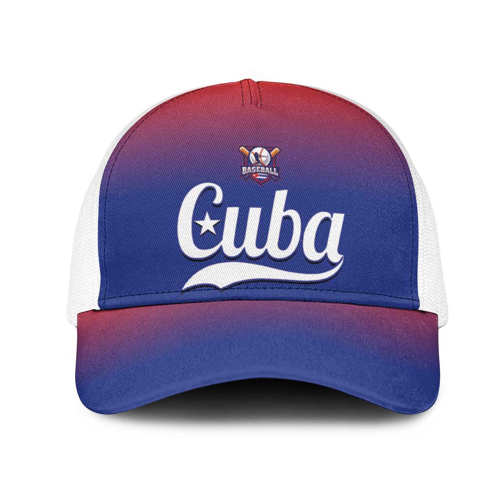 Cuba Baseball Mesh Trucker Cap 2026 Go Champions Red Version - Wonder Print Shop