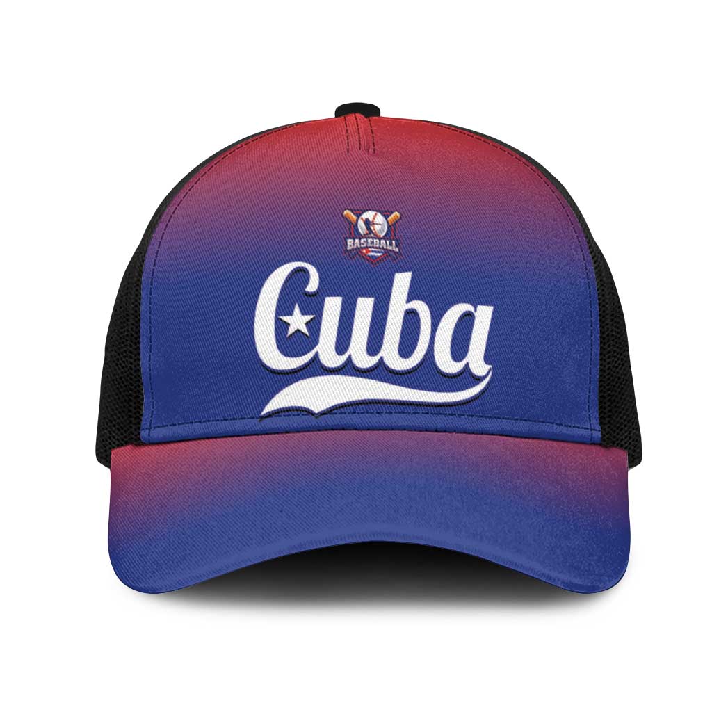 Cuba Baseball Mesh Trucker Cap 2026 Go Champions Red Version - Wonder Print Shop