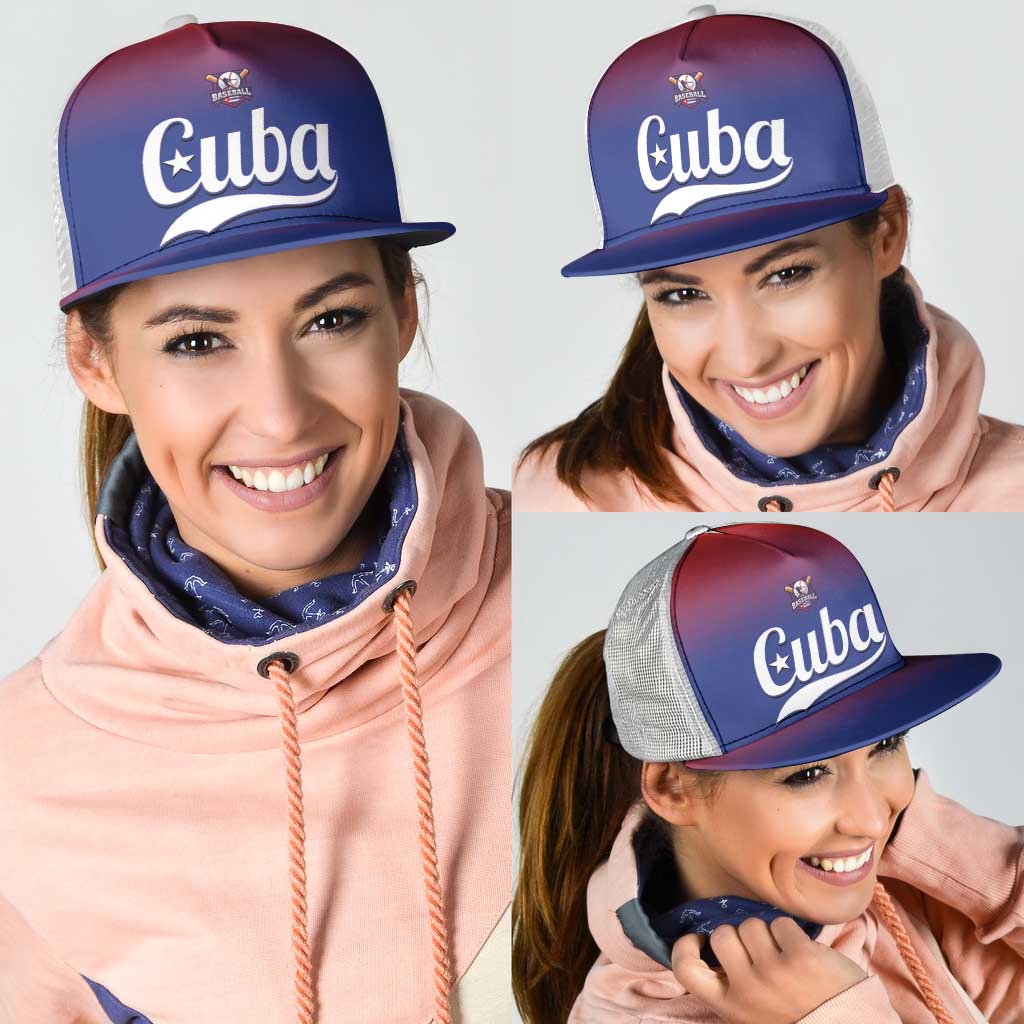 Cuba Baseball Mesh Trucker Cap 2026 Go Champions Red Version - Wonder Print Shop