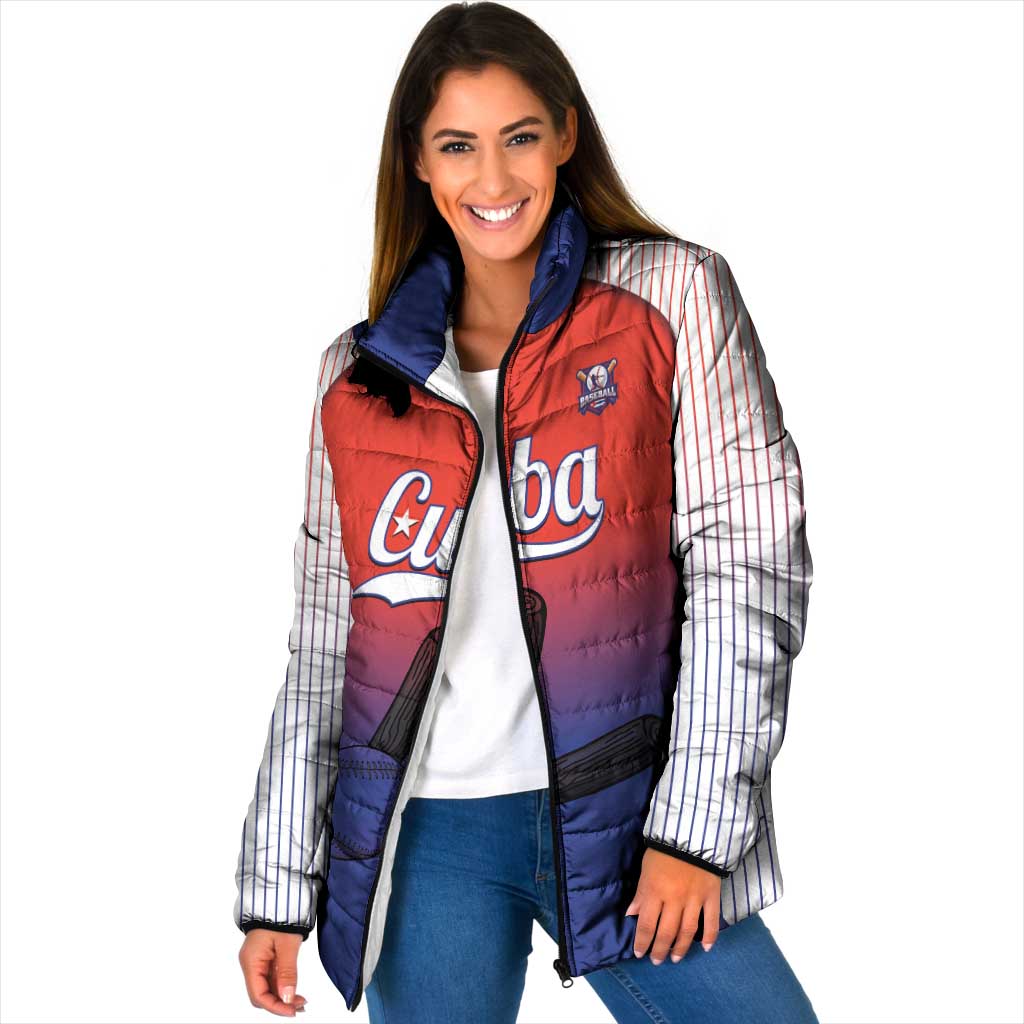 Cuba Baseball Custom Padded Jacket 2026 Go Champions Red Version - Wonder Print Shop