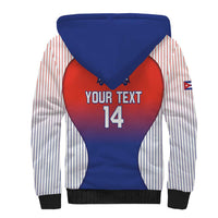 Cuba Baseball Custom Sherpa Hoodie 2026 Go Champions Red Version - Wonder Print Shop