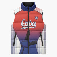 Cuba Baseball Custom Sleeveless Puffer Jacket 2026 Go Champions Red Version - Wonder Print Shop