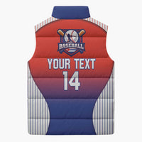 Cuba Baseball Custom Sleeveless Puffer Jacket 2026 Go Champions Red Version - Wonder Print Shop