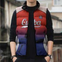 Cuba Baseball Custom Sleeveless Puffer Jacket 2026 Go Champions Red Version - Wonder Print Shop