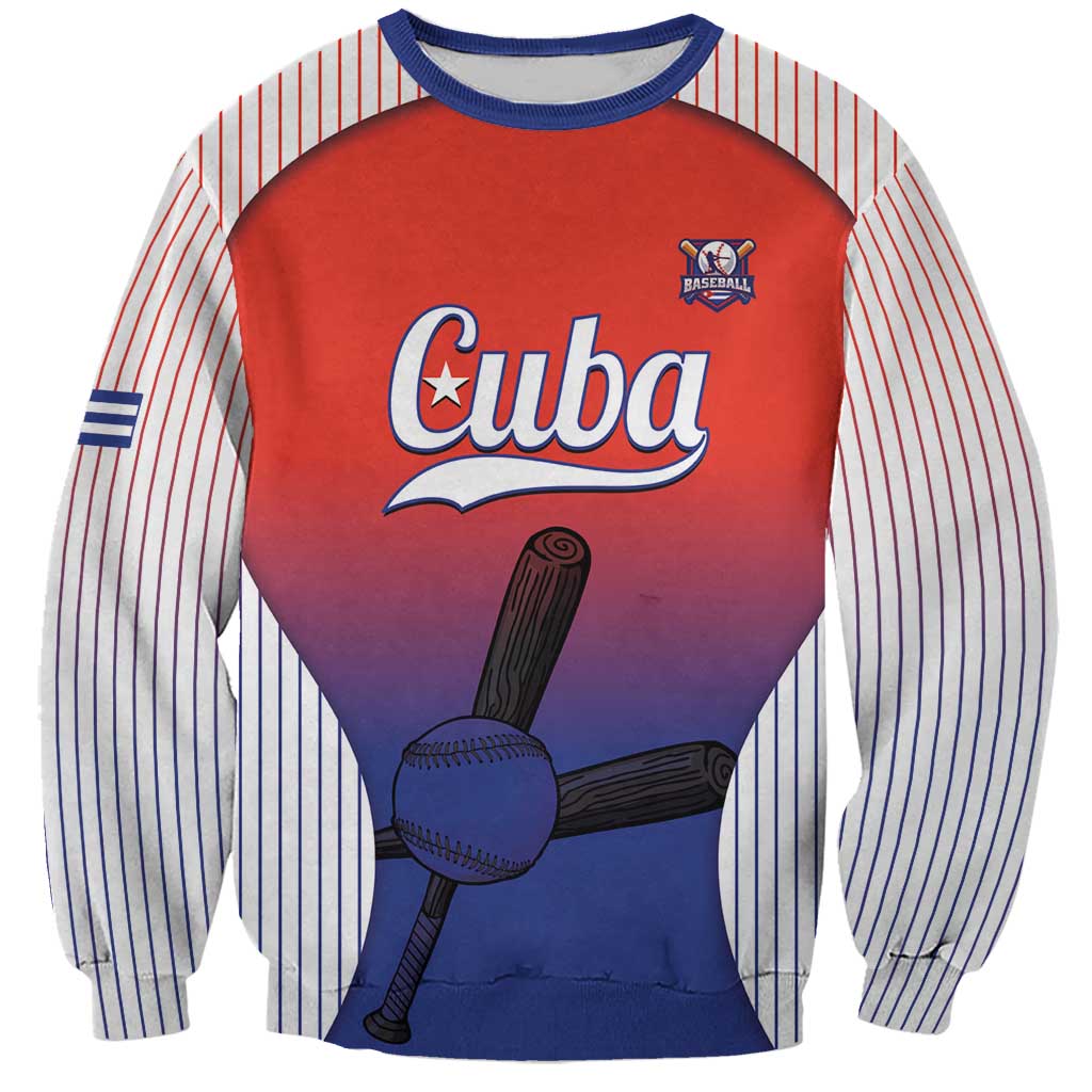 Cuba Baseball Custom Sweatshirt 2026 Go Champions Red Version - Wonder Print Shop
