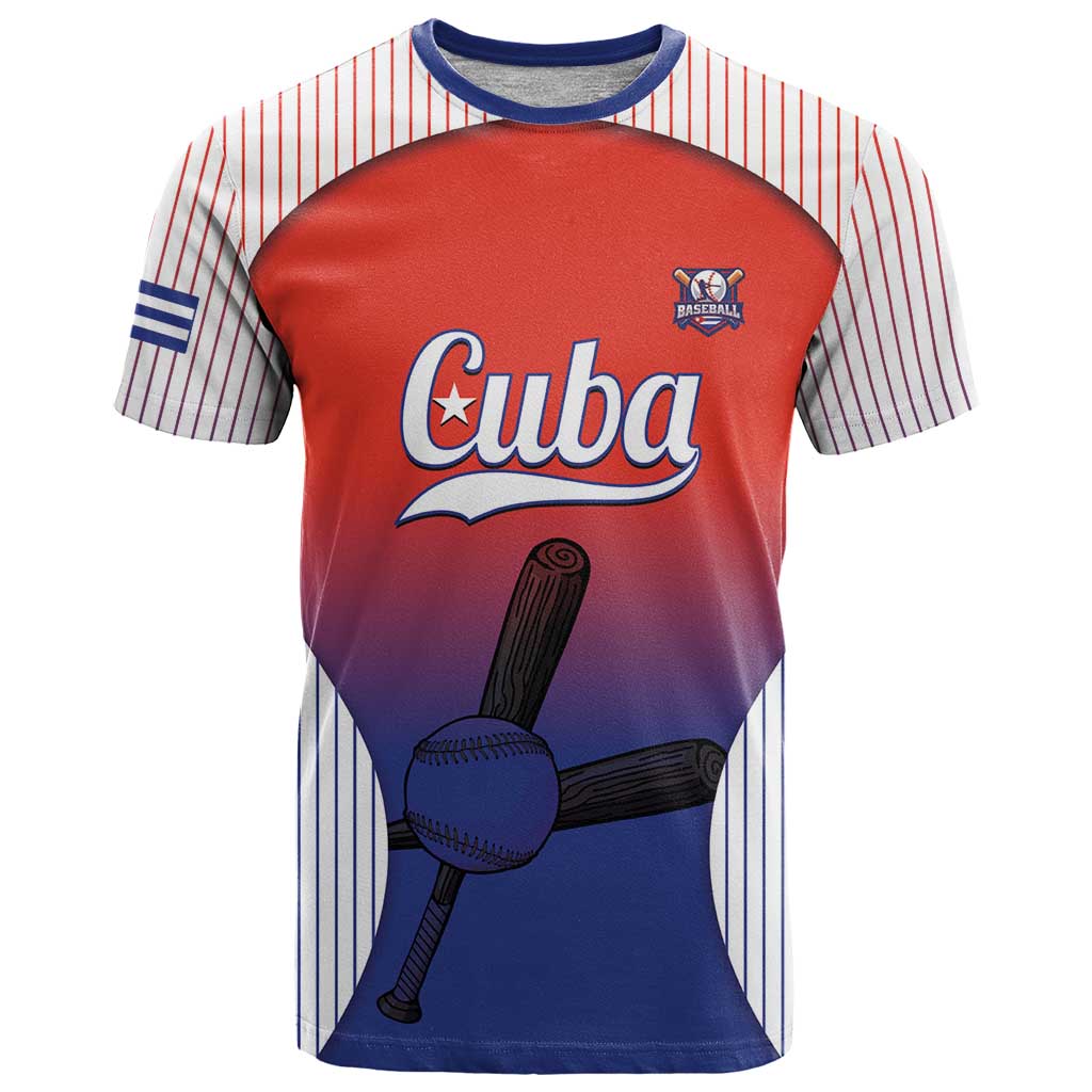 Cuba Baseball Custom T Shirt 2026 Go Champions Red Version - Wonder Print Shop
