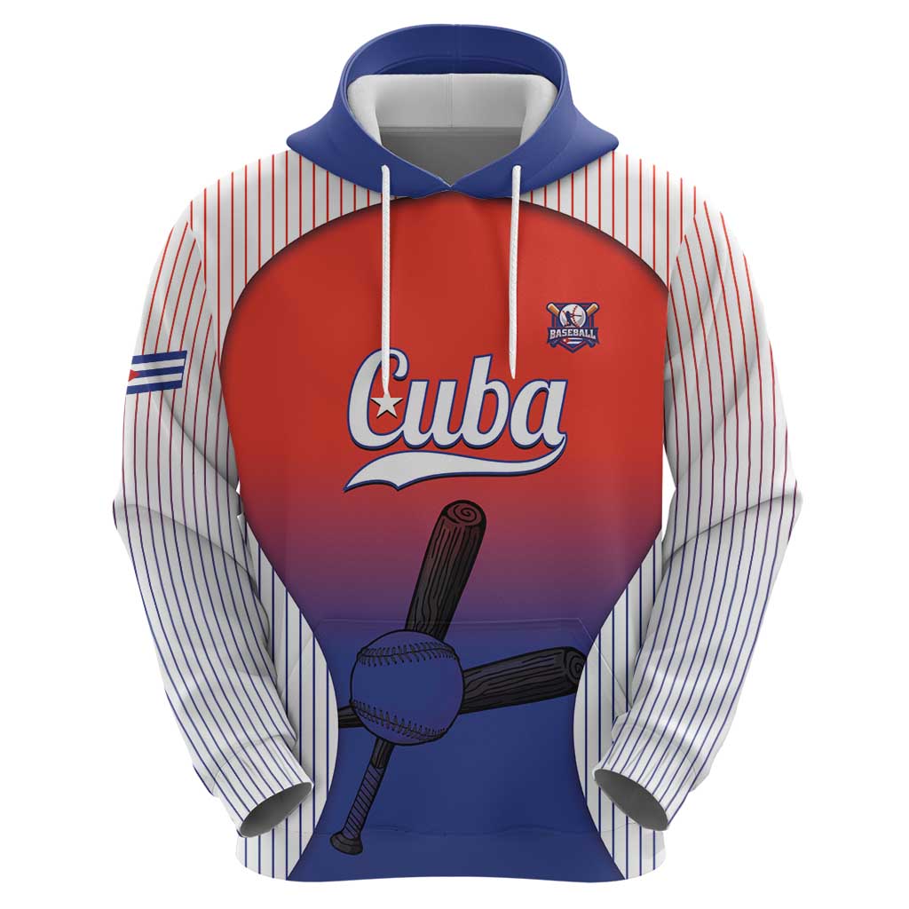 Cuba Baseball Custom Zip Hoodie 2026 Go Champions Red Version - Wonder Print Shop