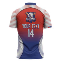 Cuba Baseball Custom Zipper Polo Shirt 2026 Go Champions Red Version - Wonder Print Shop