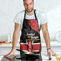 Kenya Jamhuri Day Apron One People One Nation Massai Shuka Pattern - Wonder Print Shop