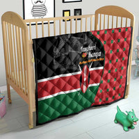 Kenya Jamhuri Day Quilt One People One Nation Massai Shuka Pattern - Wonder Print Shop