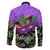 Personalised Mardi Gras Family Matching Tank Maxi Dress and Hawaiian Shirt Carnival Mask Happy Fat Tuesday - Wonder Print Shop