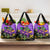 Personalised Mardi Gras Grocery Bag Carnival Mask Happy Fat Tuesday