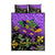 Mardi Gras Quilt Bed Set Carnival Mask Happy Fat Tuesday - Wonder Print Shop
