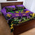 Personalised Mardi Gras Quilt Bed Set Carnival Mask Happy Fat Tuesday