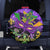 Mardi Gras Spare Tire Cover Carnival Mask Happy Fat Tuesday - Wonder Print Shop