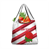 Custom England Rugby Grocery Bag Go Champions Red Rose Sporty Version