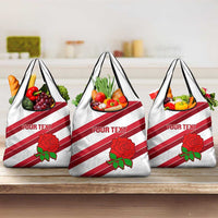 Custom England Rugby Grocery Bag Go Champions Red Rose Sporty Version