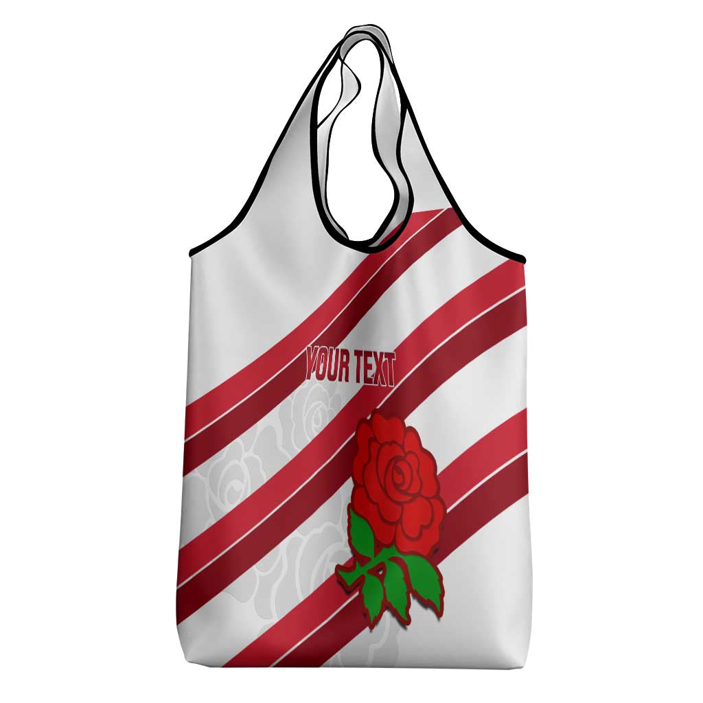 Custom England Rugby Grocery Bag Go Champions Red Rose Sporty Version