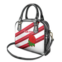 Custom England Rugby Shoulder Handbag 2024 Go Champions Red Rose Sporty Version