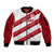 Custom England Rugby Sleeve Zip Bomber Jacket 2024 Go Champions Red Rose Sporty Version - Wonder Print Shop