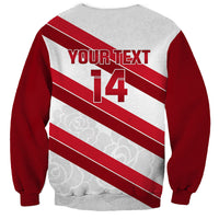 Custom England Rugby Sweatshirt 2024 Go Champions Red Rose Sporty Version - Wonder Print Shop