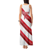 Custom England Rugby Tank Maxi Dress 2024 Go Champions Red Rose Sporty Version - Wonder Print Shop