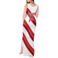 Custom England Rugby Tank Maxi Dress 2024 Go Champions Red Rose Sporty Version - Wonder Print Shop