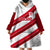 Custom England Rugby Wearable Blanket Hoodie 2024 Go Champions Red Rose Sporty Version - Wonder Print Shop