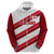 Custom England Rugby Zip Hoodie 2024 Go Champions Red Rose Sporty Version - Wonder Print Shop