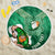 Custom Ireland Rugby Beach Blanket 2024 Irish Shamrocks With Celtic Pattern - Wonder Print Shop