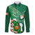 Custom Ireland Rugby Family Matching Puletasi and Hawaiian Shirt 2024 Irish Shamrocks With Celtic Pattern - Wonder Print Shop