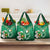 Custom Ireland Rugby Grocery Bag Irish Shamrocks With Celtic Pattern