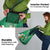 Custom Ireland Rugby Grocery Bag Irish Shamrocks With Celtic Pattern
