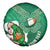 Custom Ireland Rugby Spare Tire Cover 2024 Irish Shamrocks With Celtic Pattern - Wonder Print Shop